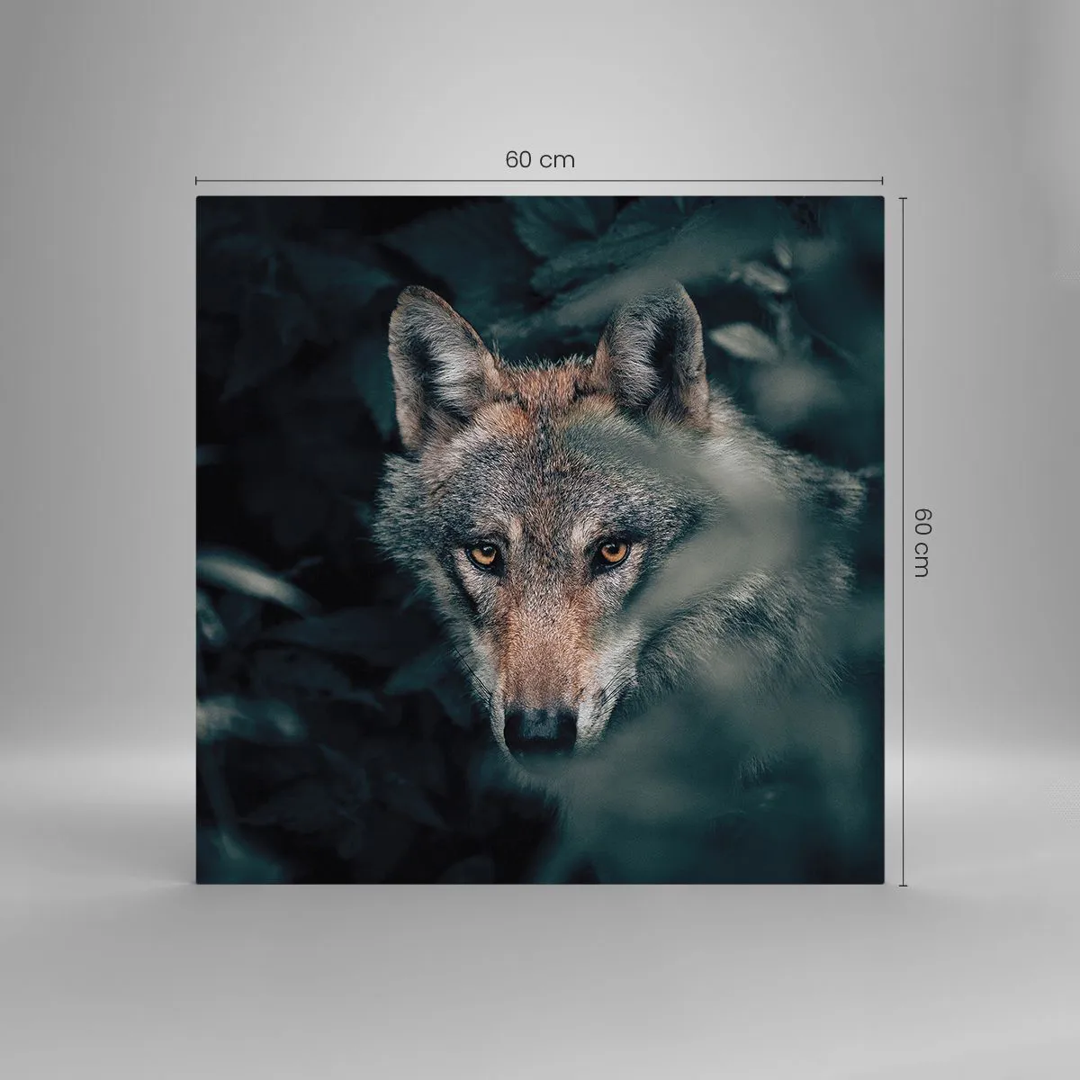 Impression sur verre - Image sur verre - Chasseur - 60x60 cm