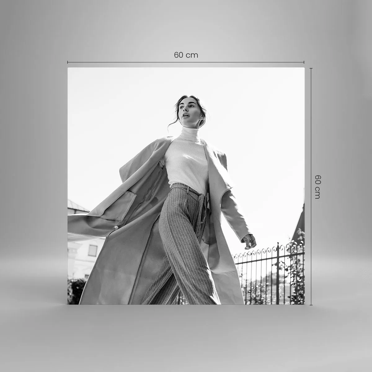 Schilderen op glas - Ga je mee? - 60x60 cm