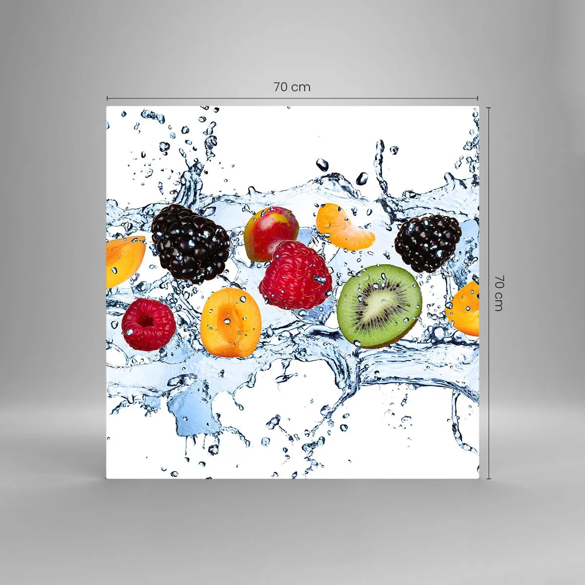 Impression sur verre - Image sur verre - Amusez-vous avec nous - 70x70 cm