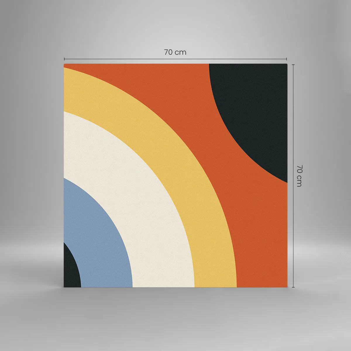 Glasbild - Bild auf glas - Zu mir selbst - 70x70 cm