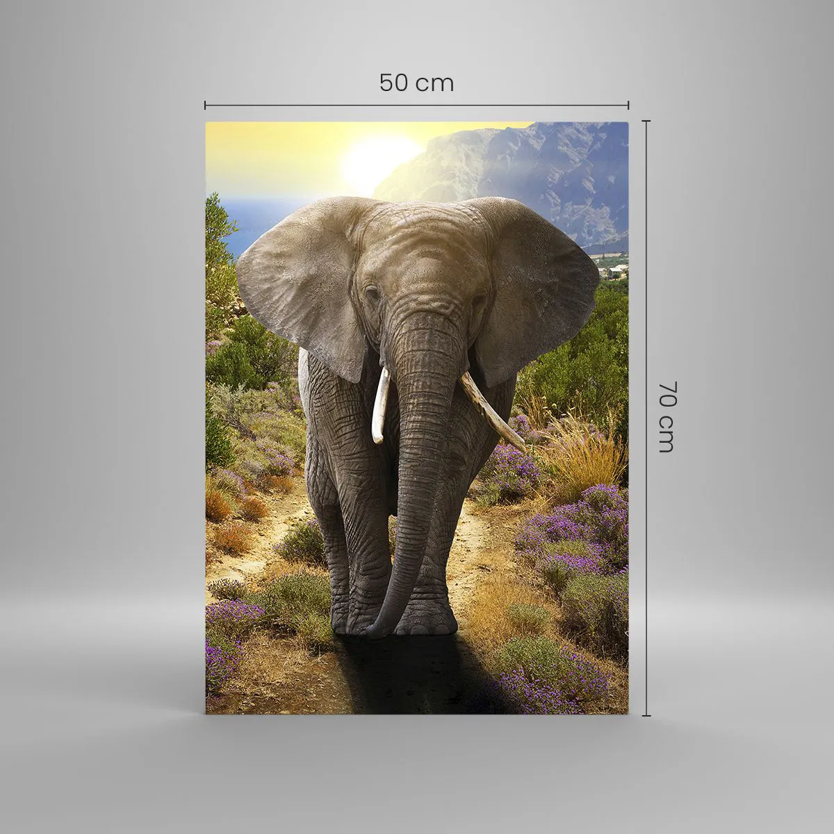 Glass picture - This is What Eden Looked Like - 50x70 cm