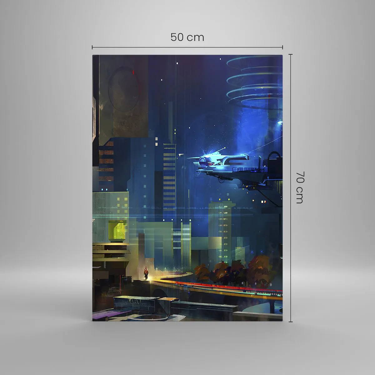 Quadro em vidro - Num futuro próximo - 50x70 cm