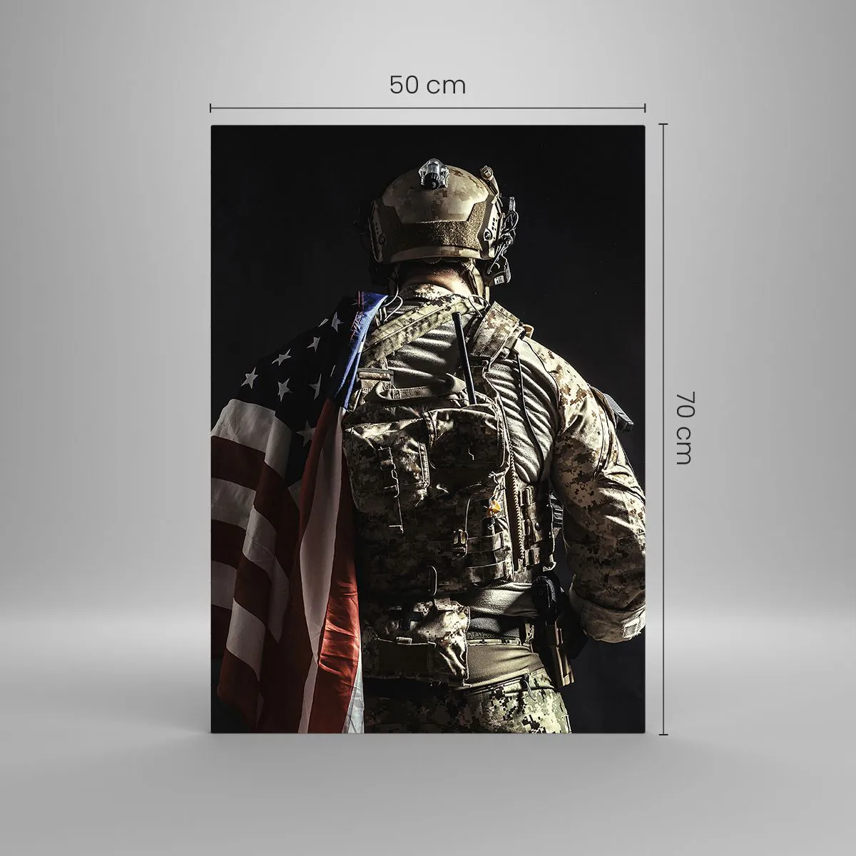 Üveg kép - Pont ezért - 50x70 cm