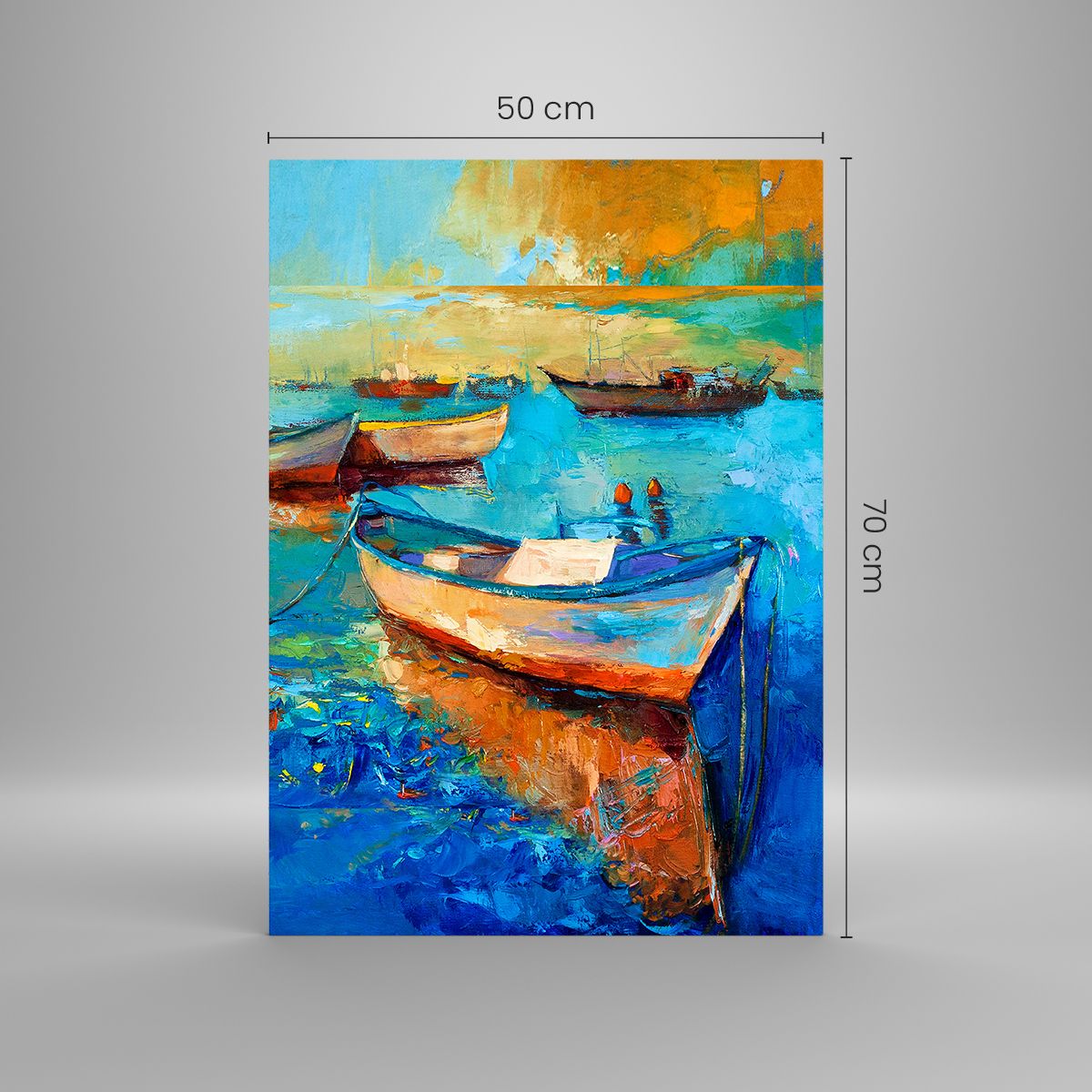 Quadro su vetro 140x50 cm - Nella baia del sud - Arttor - Decorazioni da  parete moderne e originali, per il salotto e la camera da letto