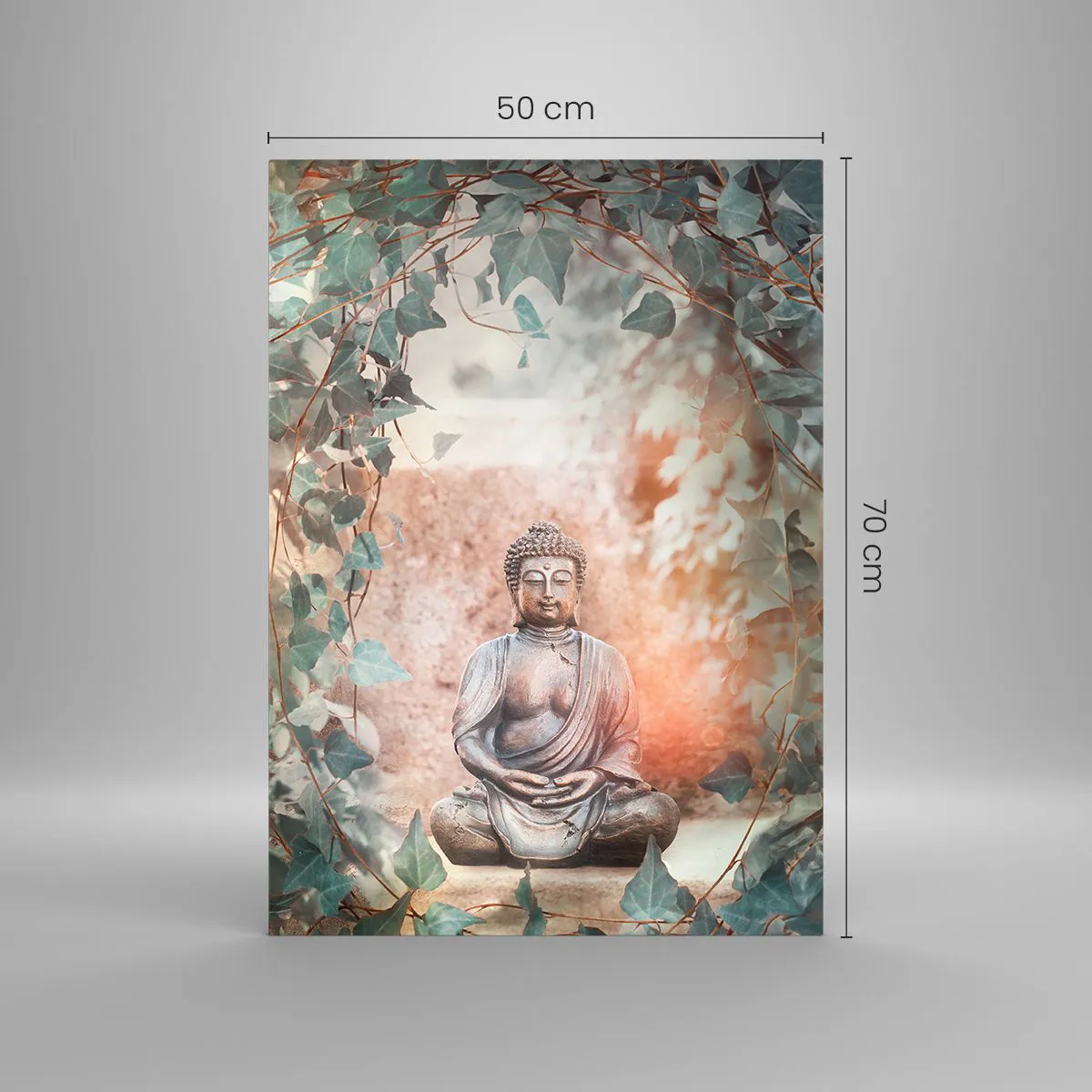 Quadro em vidro - Harmonia alegre - 50x70 cm