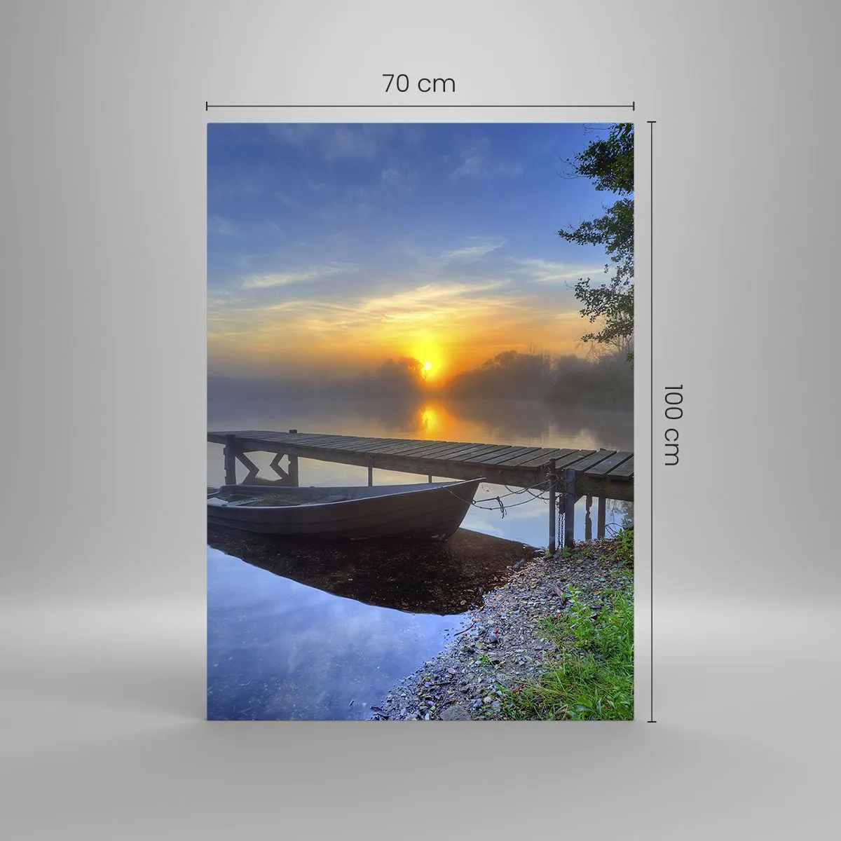 Tablou pe sticlă - Cum se transformă obișnuitul în magic - 70x100 cm