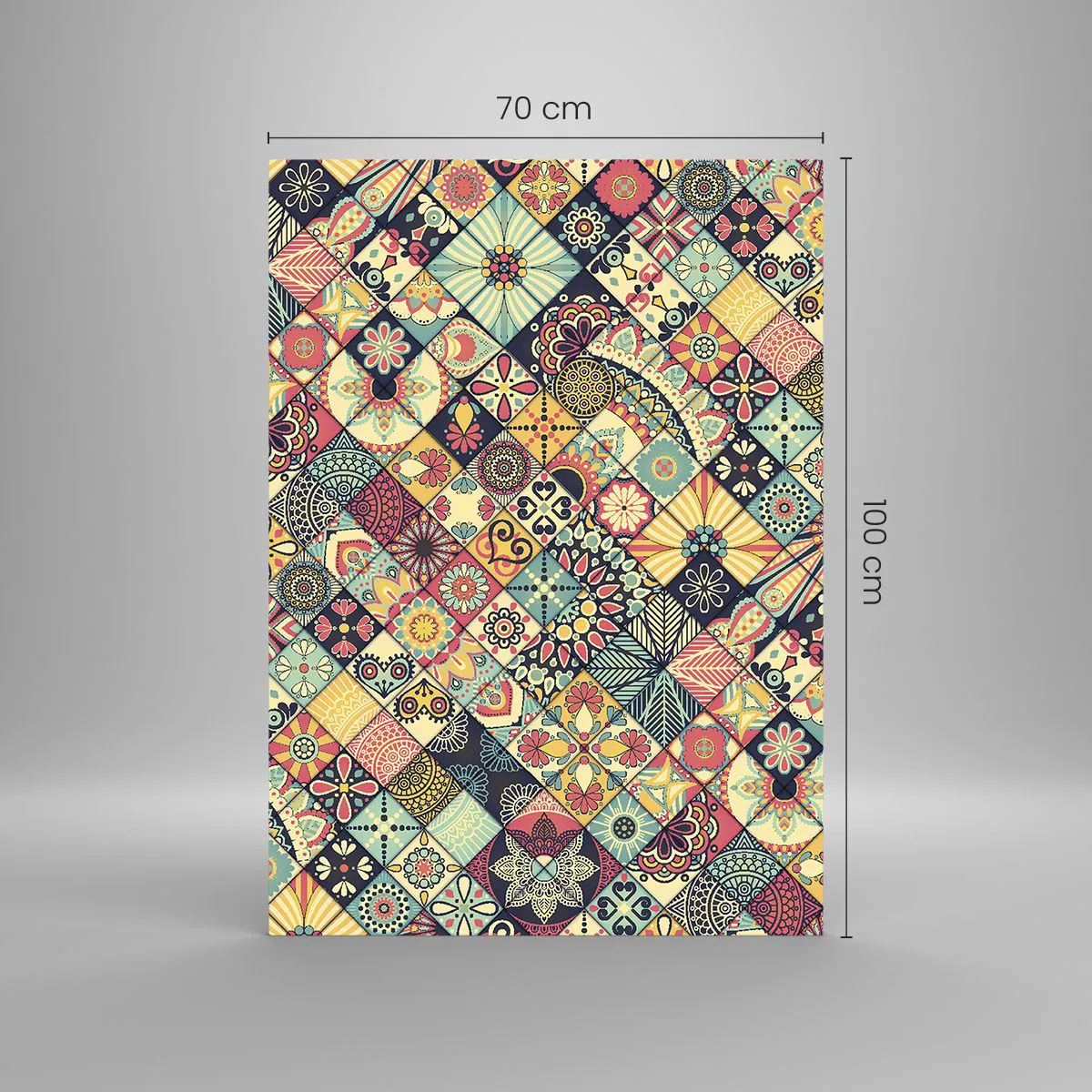 Glass picture - Moroccan Style - 70x100 cm