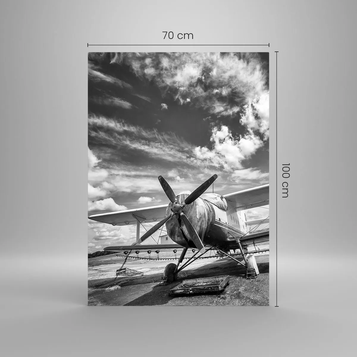 Üveg kép - Alig várom! - 70x100 cm