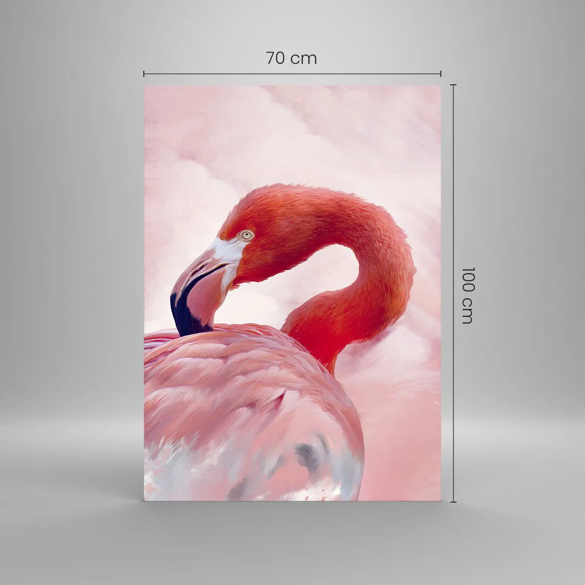 Üveg kép - Madári szépség - 70x100 cm