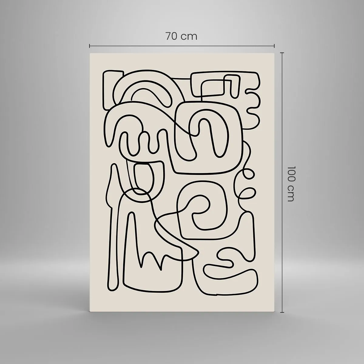 Glass picture - Tracing - 70x100 cm