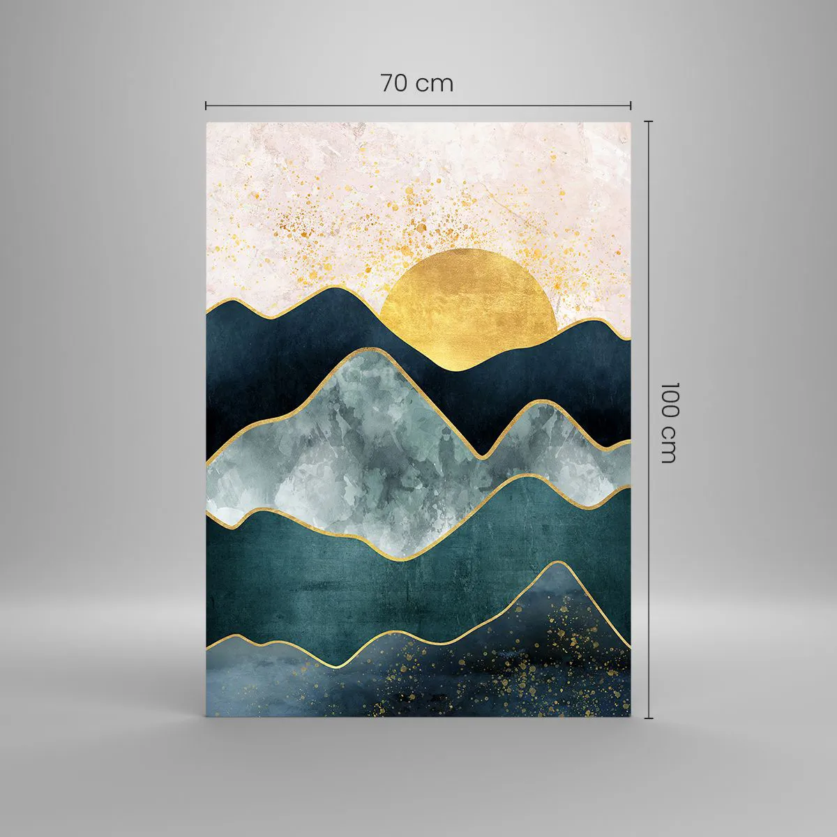 Obraz na skle - Za sedmero horami - 70x100 cm