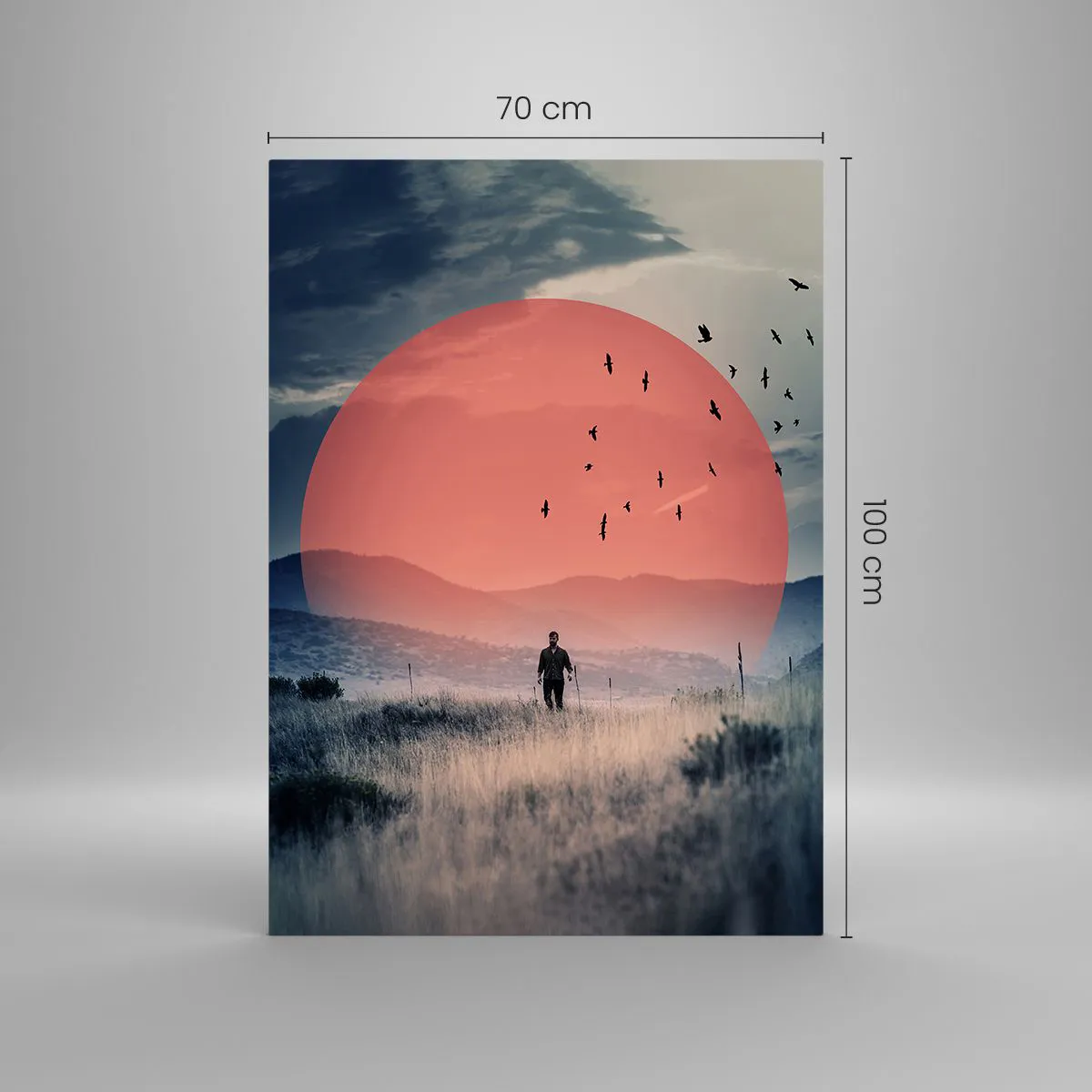 Impression sur verre - Image sur verre - Dans ses éléments - 70x100 cm