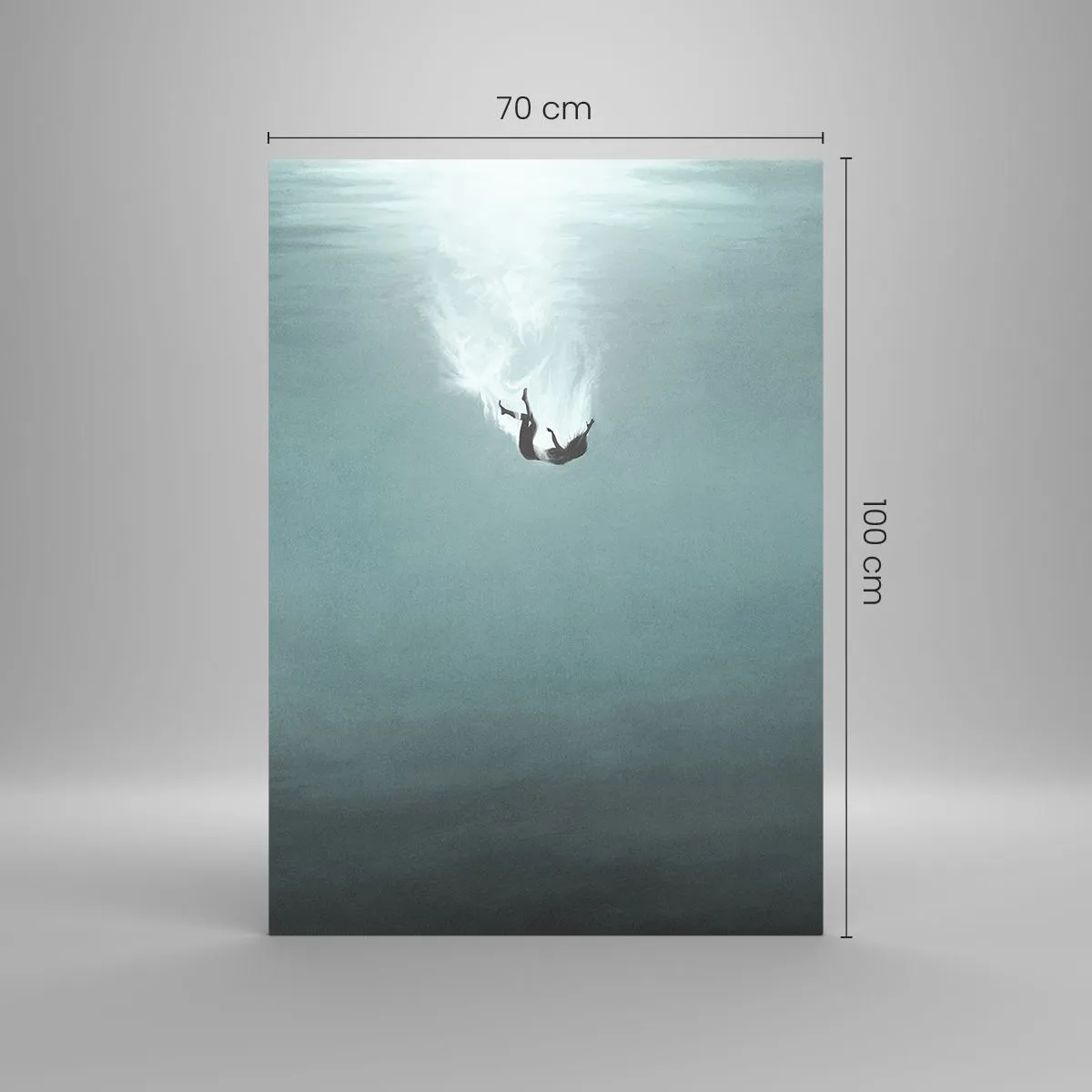 Üveg kép - Az óceán ölelésében - 70x100 cm