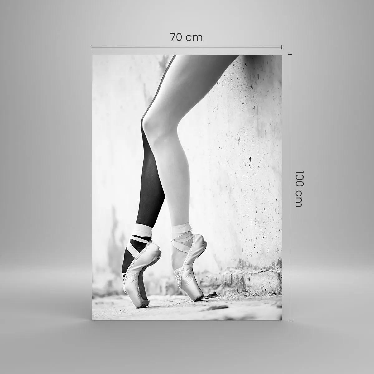 Quadro su vetro - Ballerina, voilà! - 70x100 cm