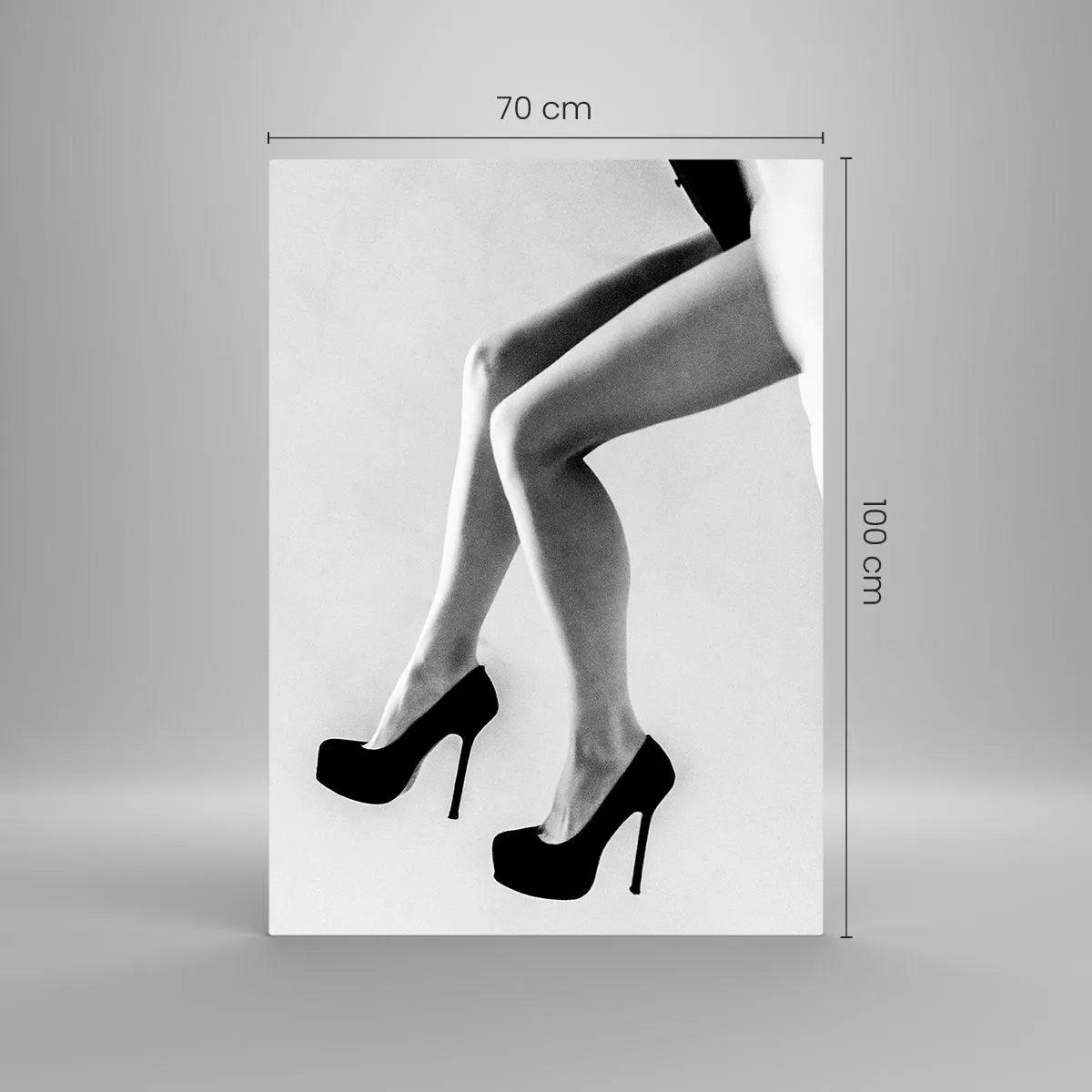 Schilderen op glas - Eeuwige vrouwelijkheid - 70x100 cm