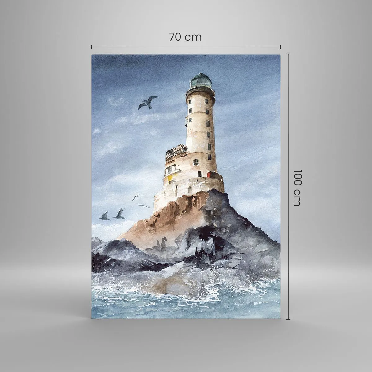 Impression sur verre - Image sur verre - Invincible - 70x100 cm