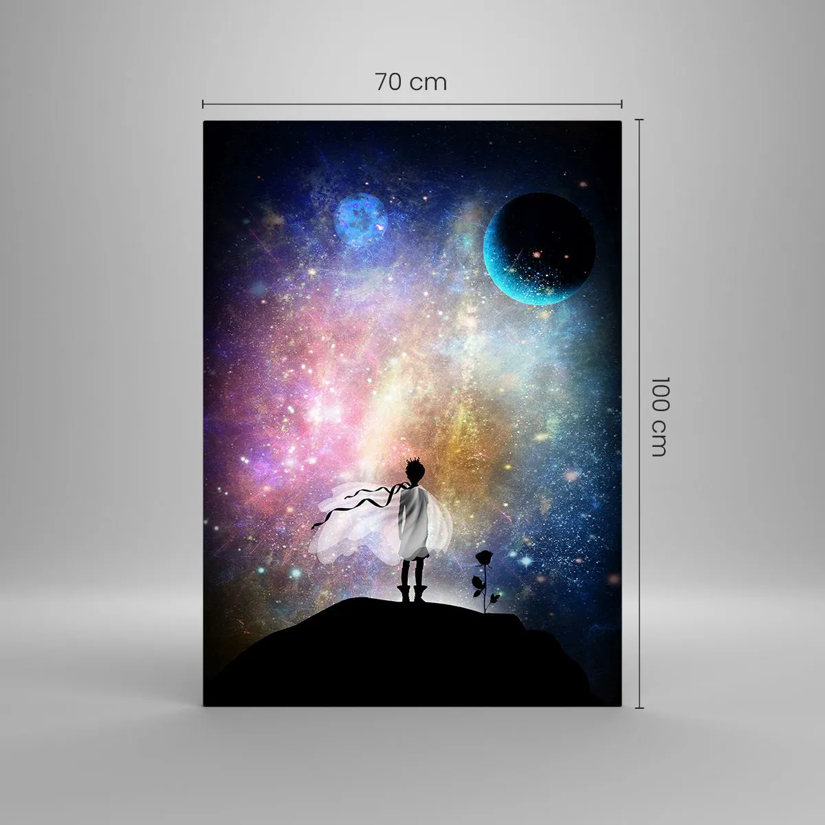 Obraz na skle - Malý princ - 70x100 cm