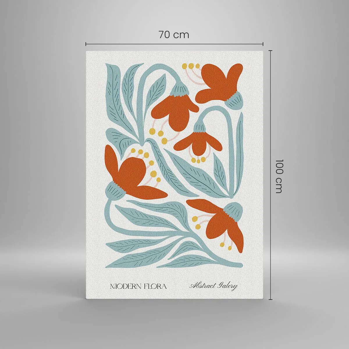 Billede på glas - Mod jorden, mod solen - 70x100 cm