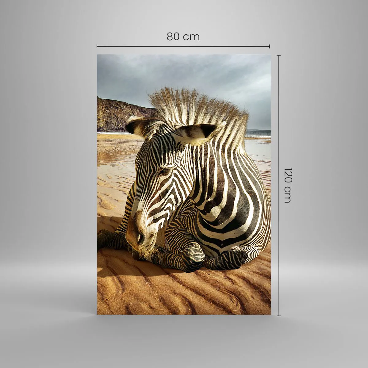 Obraz na skle - Hodíme sa k sebe - 80x120 cm