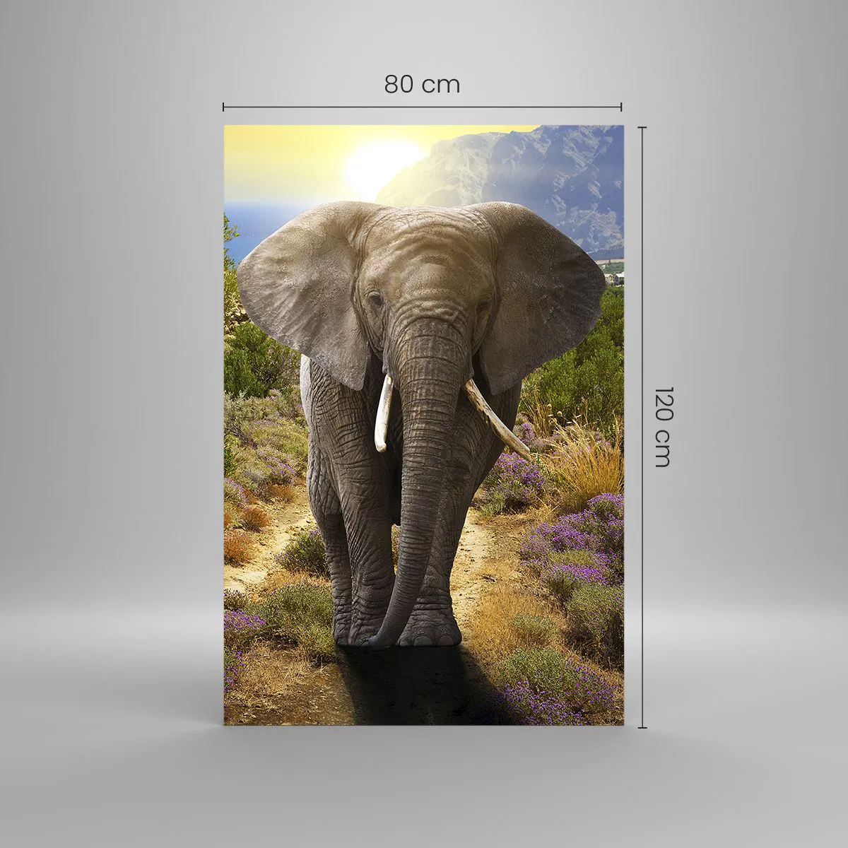 Glass picture - This is What Eden Looked Like - 80x120 cm