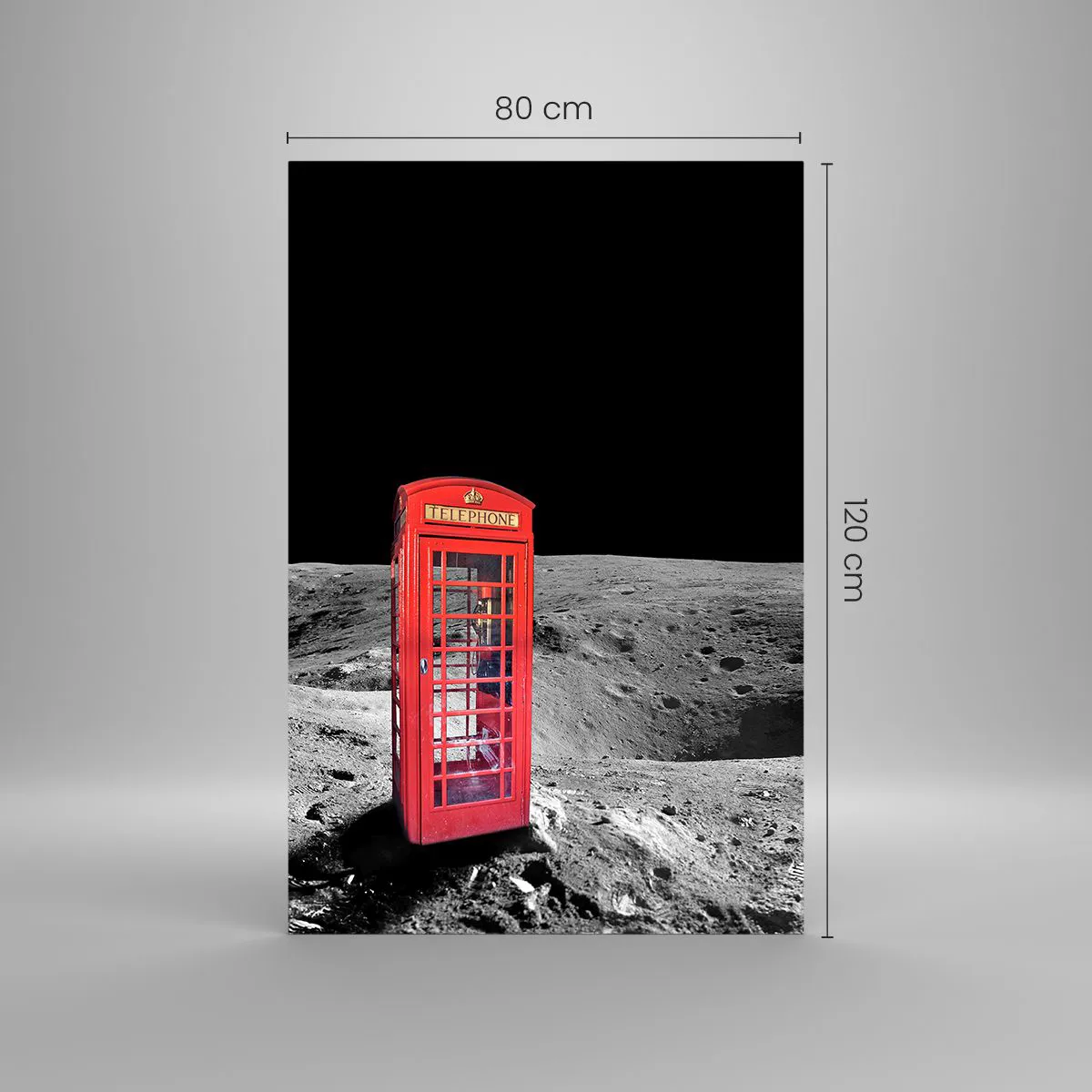 Obraz na skle - Kozmický žart - 80x120 cm