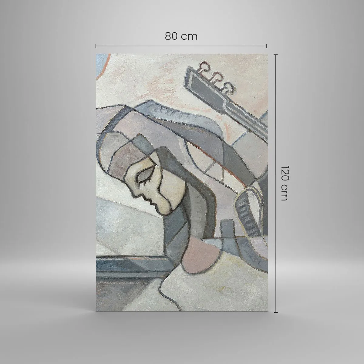 Quadro em vidro - No poder da música - 80x120 cm