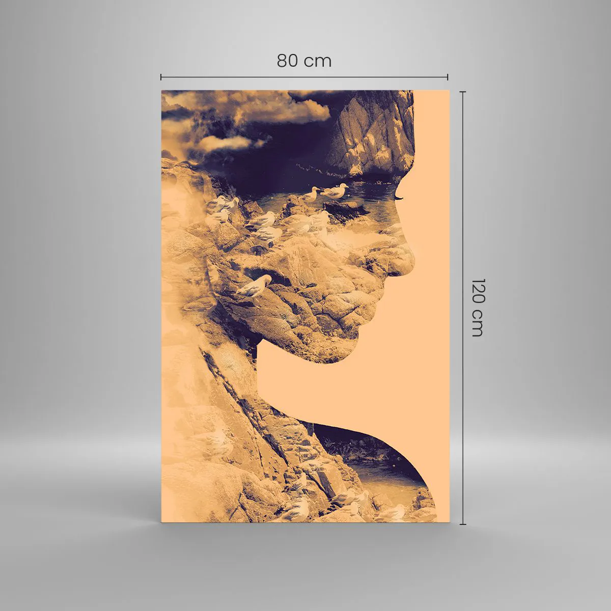 Üveg kép - Természetes szépség - 80x120 cm