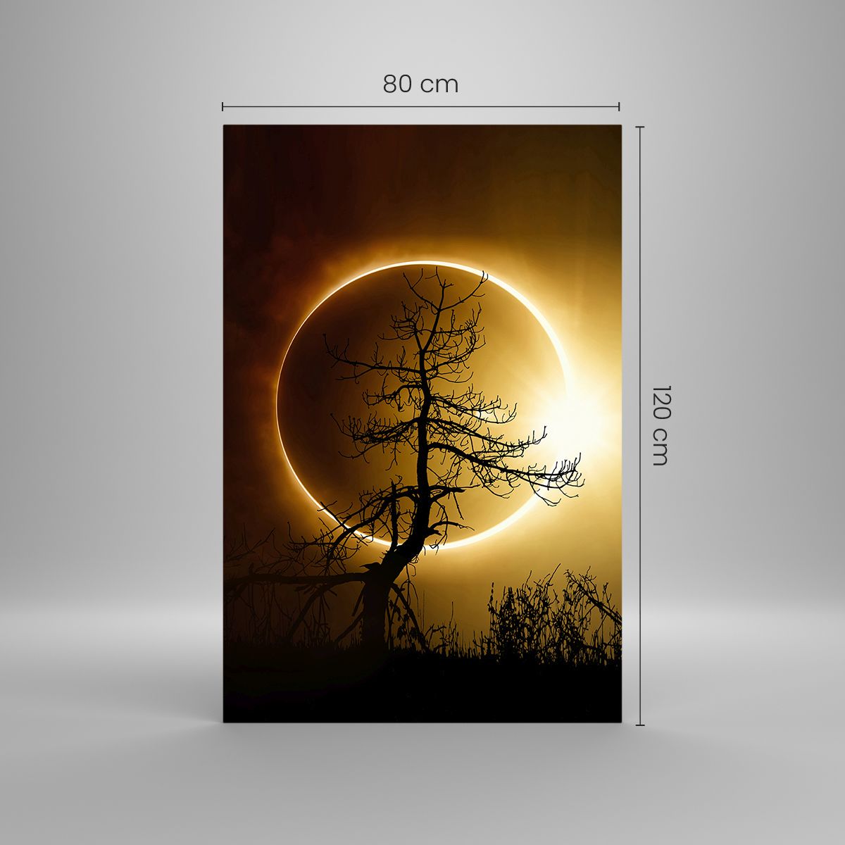Impression sur verre - Image sur verre - Éclipse totale