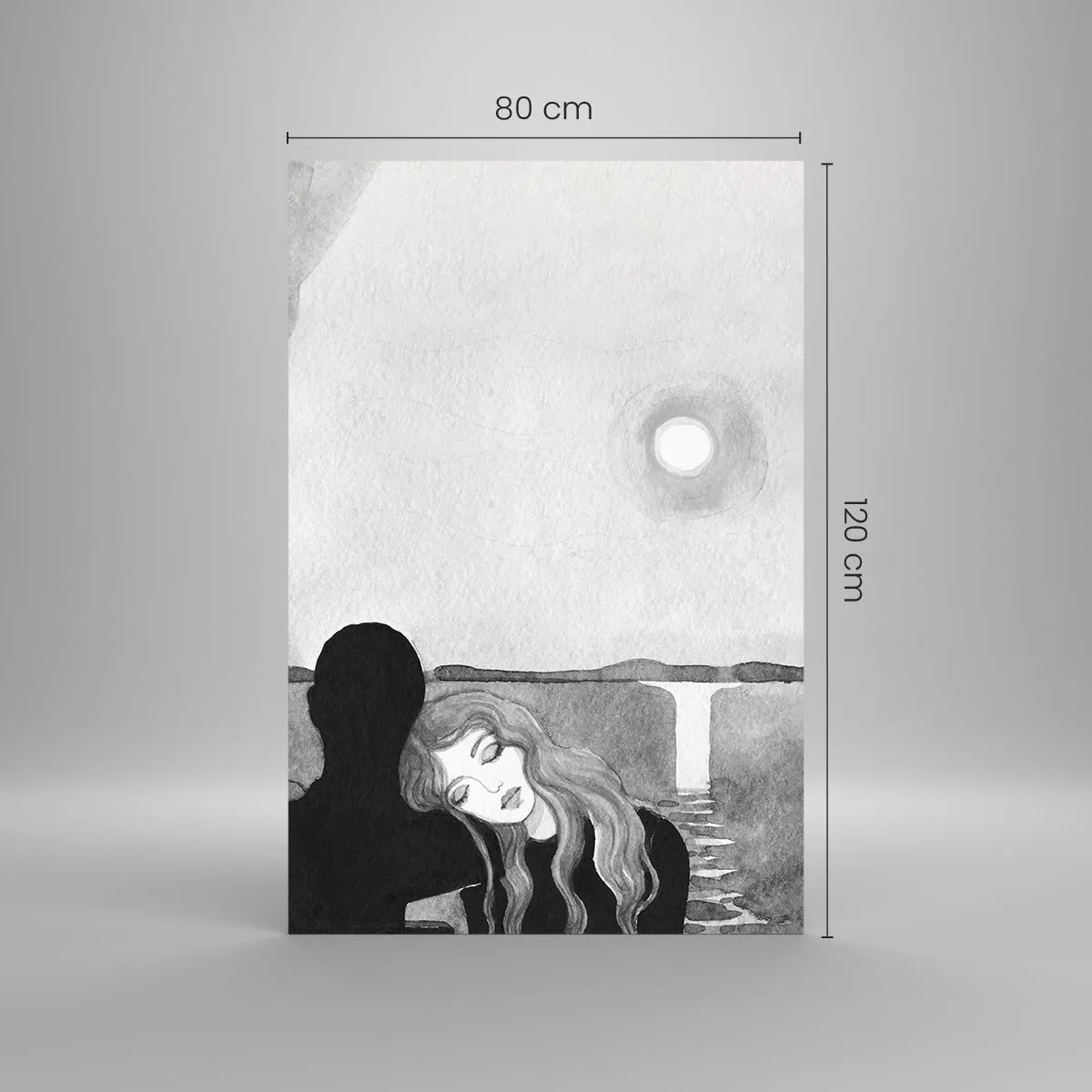 Tablou pe sticlă - Întotdeauna un mister - 80x120 cm