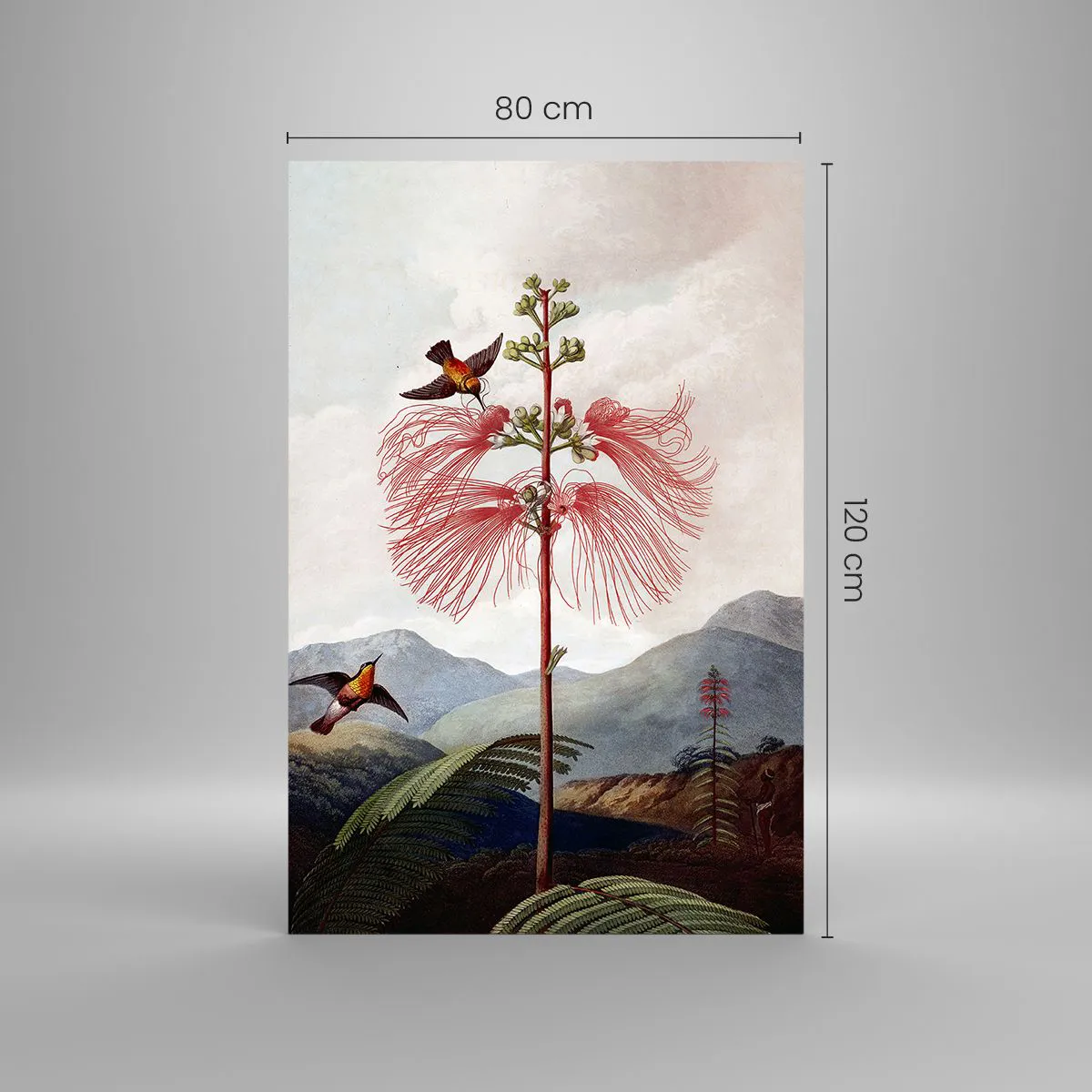 Glass picture - In a Tropical Paradise - 80x120 cm