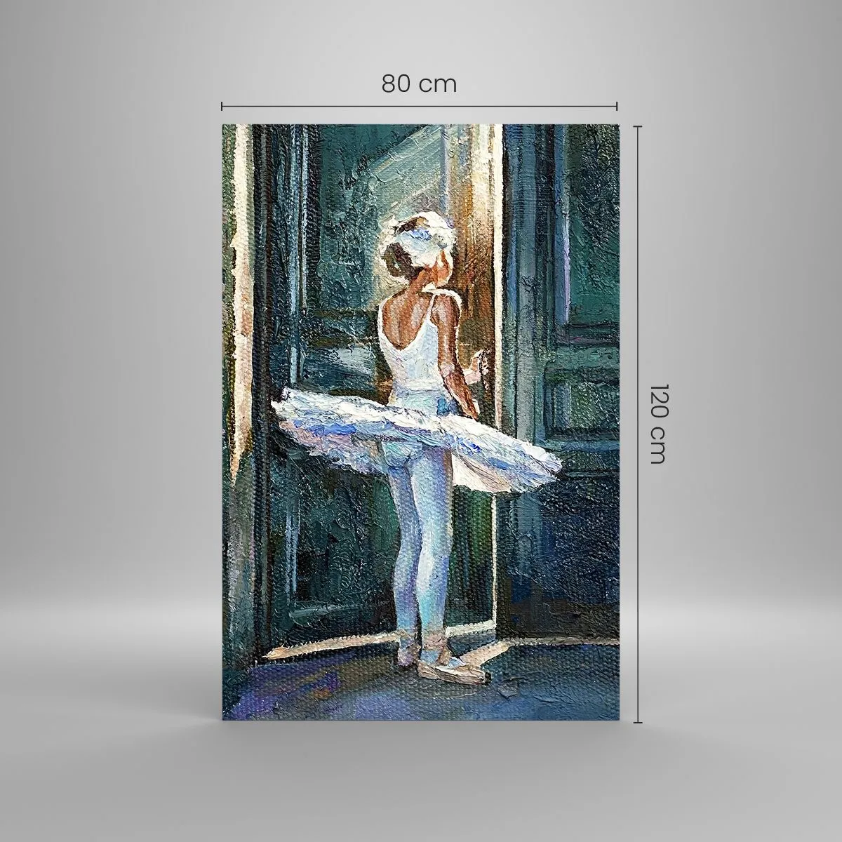 Glass picture - Before the Stunt - 80x120 cm