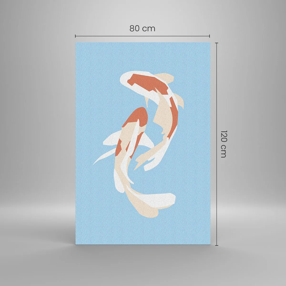 Impression sur verre - Image sur verre - Natation synchronisée spontanée - 80x120 cm