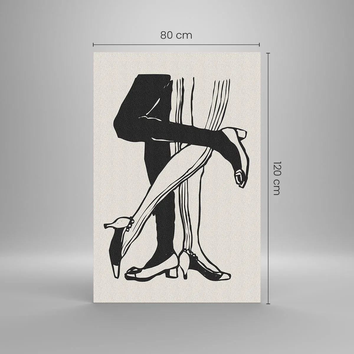 Quadro em vidro - Um atributo feminino - 80x120 cm