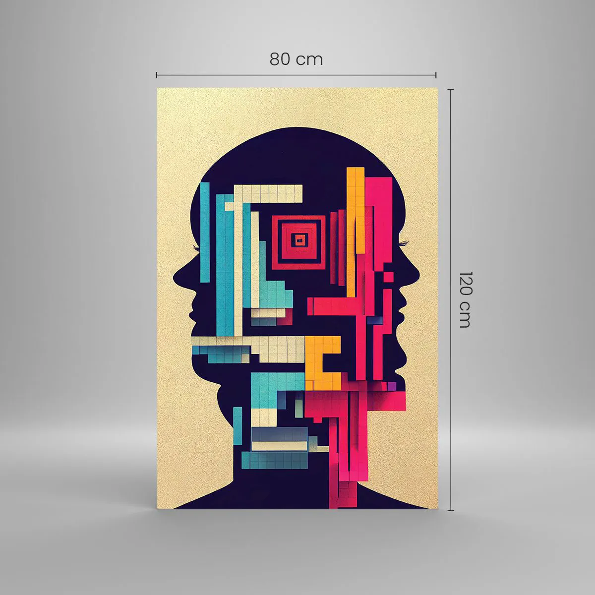 Glass picture - New Ties - 80x120 cm