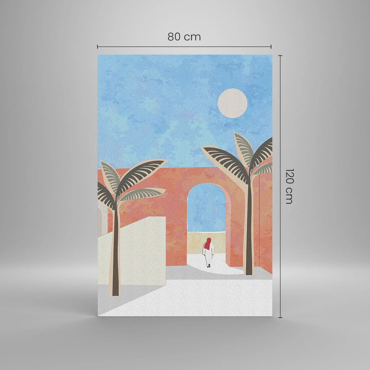 Glass picture - Arabic Day - 80x120 cm