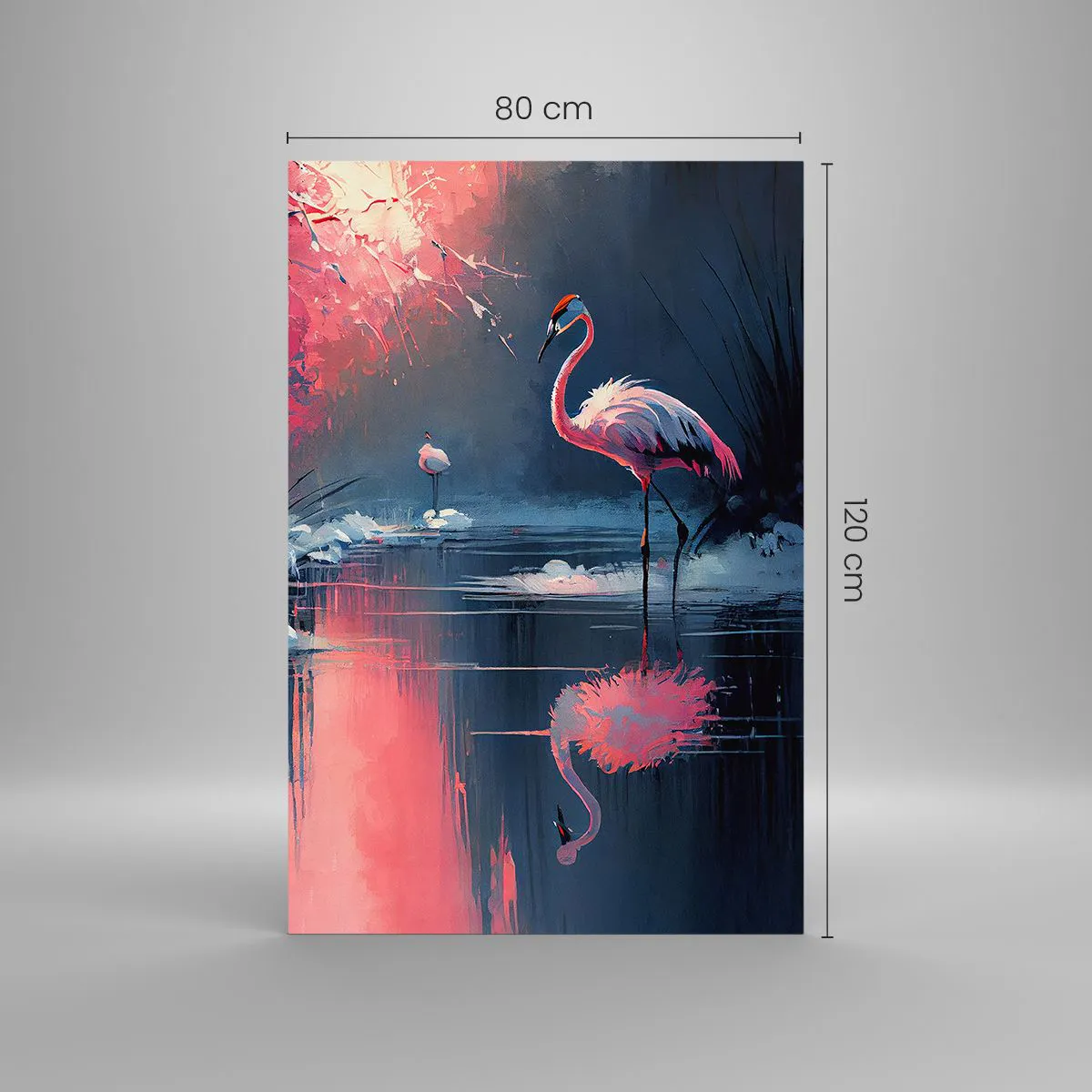 Glass picture - Bird Retreat - 80x120 cm