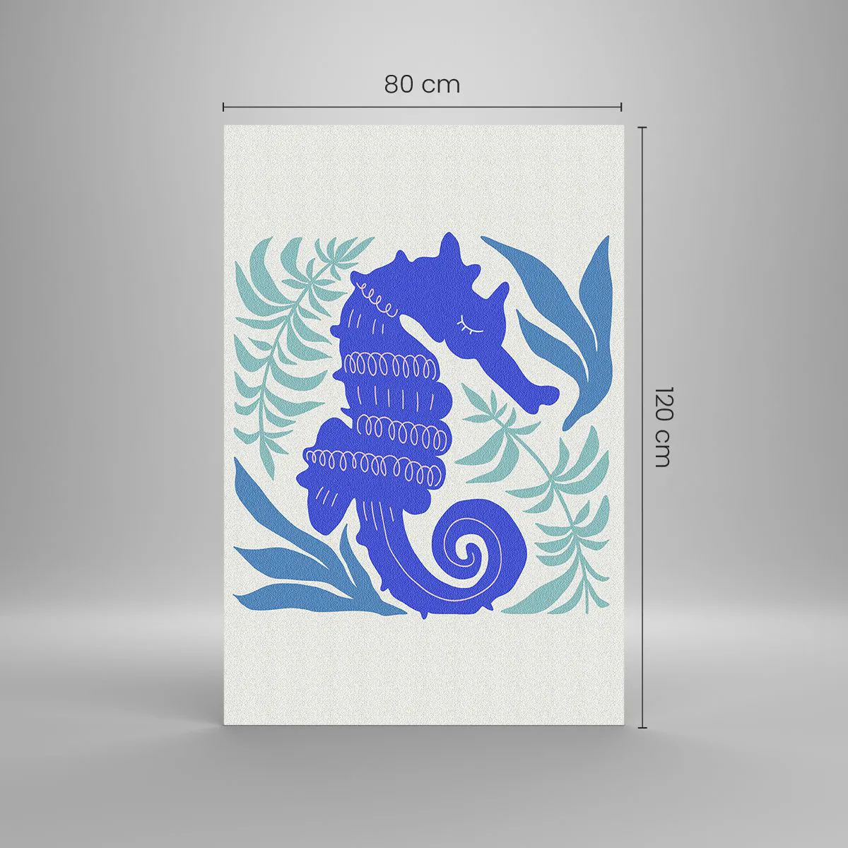 Glass picture - In Underwater Meadow - 80x120 cm