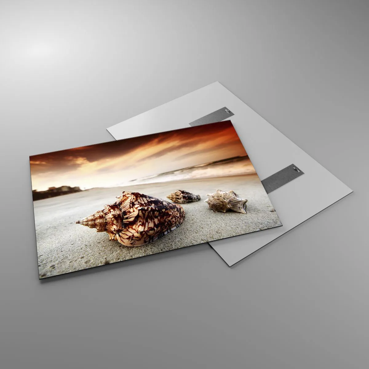 Glass picture - Expelled by Waves - 100x70 cm