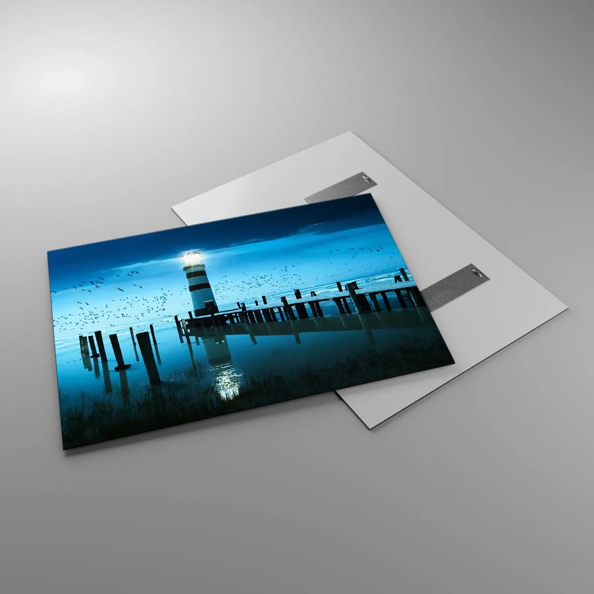 Billede på glas - Og du er ikke bange for mørket - 100x70 cm