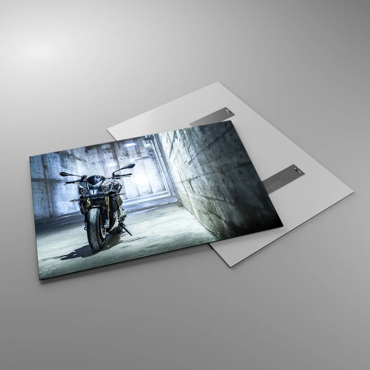 Glass picture - Before the Engine Starts - 100x70 cm