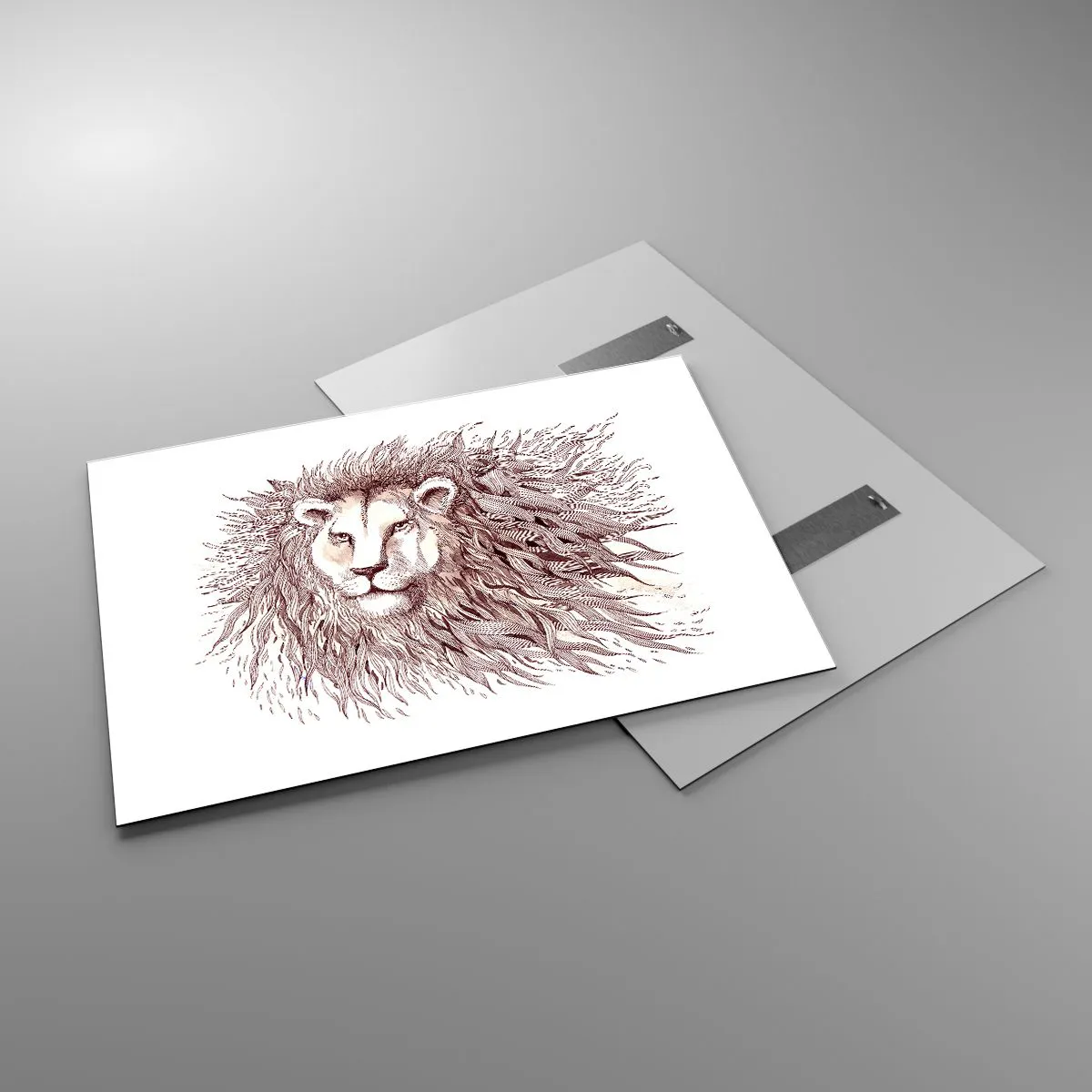 Quadro em vidro - Senhor das Chamas - 100x70 cm