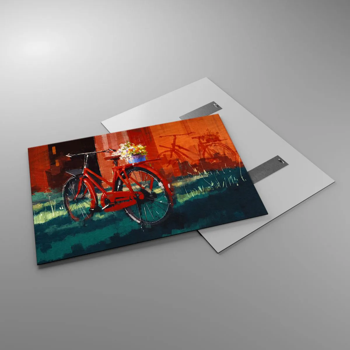 Üveg kép - I want to ride my bicycle - 100x70 cm