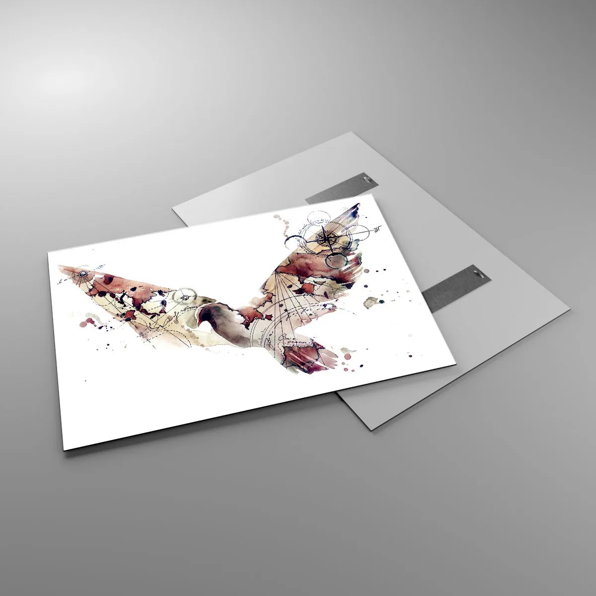 Quadro em vidro - Andarilho voador - 100x70 cm