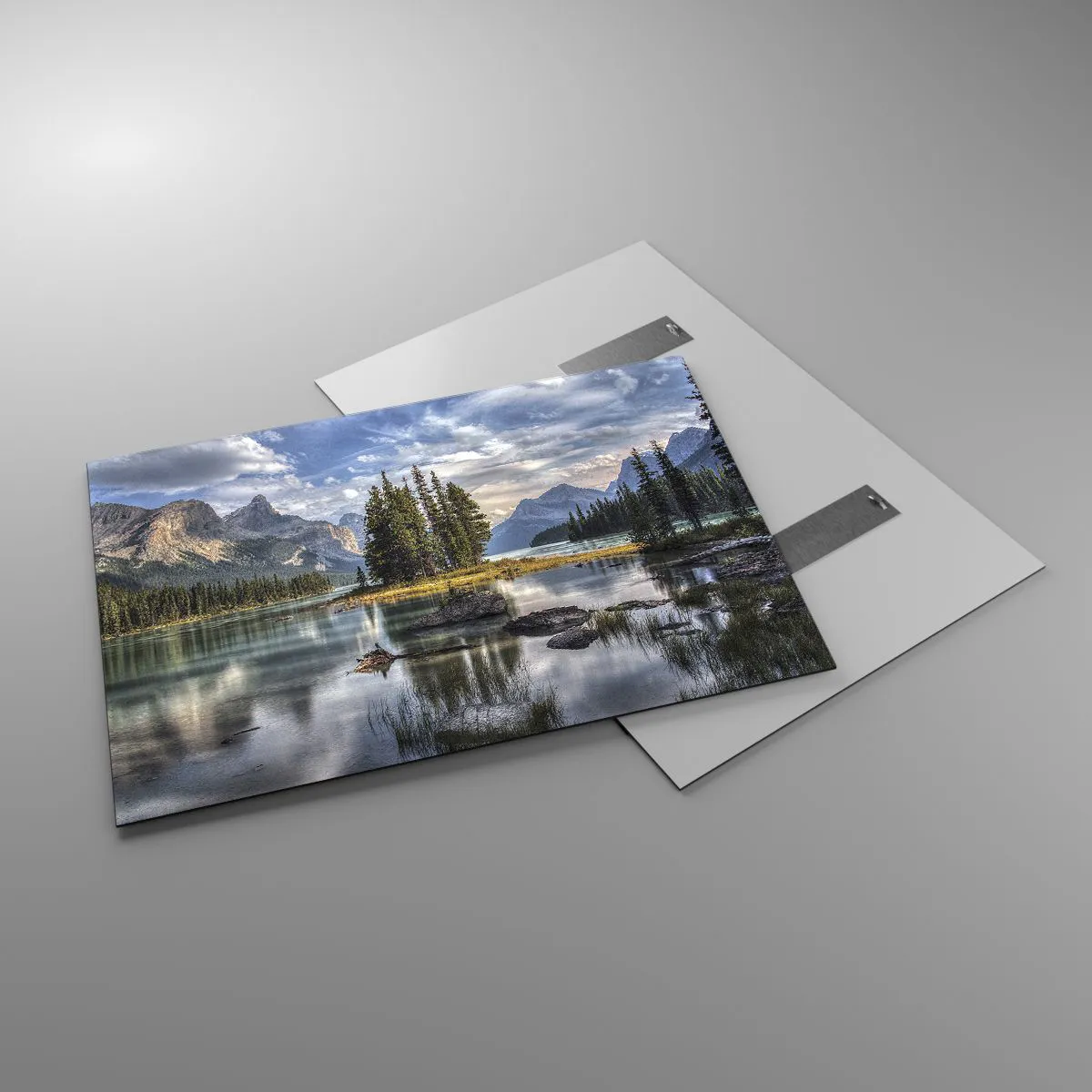 Obraz na skle - U velké a čisté vody… - 100x70 cm