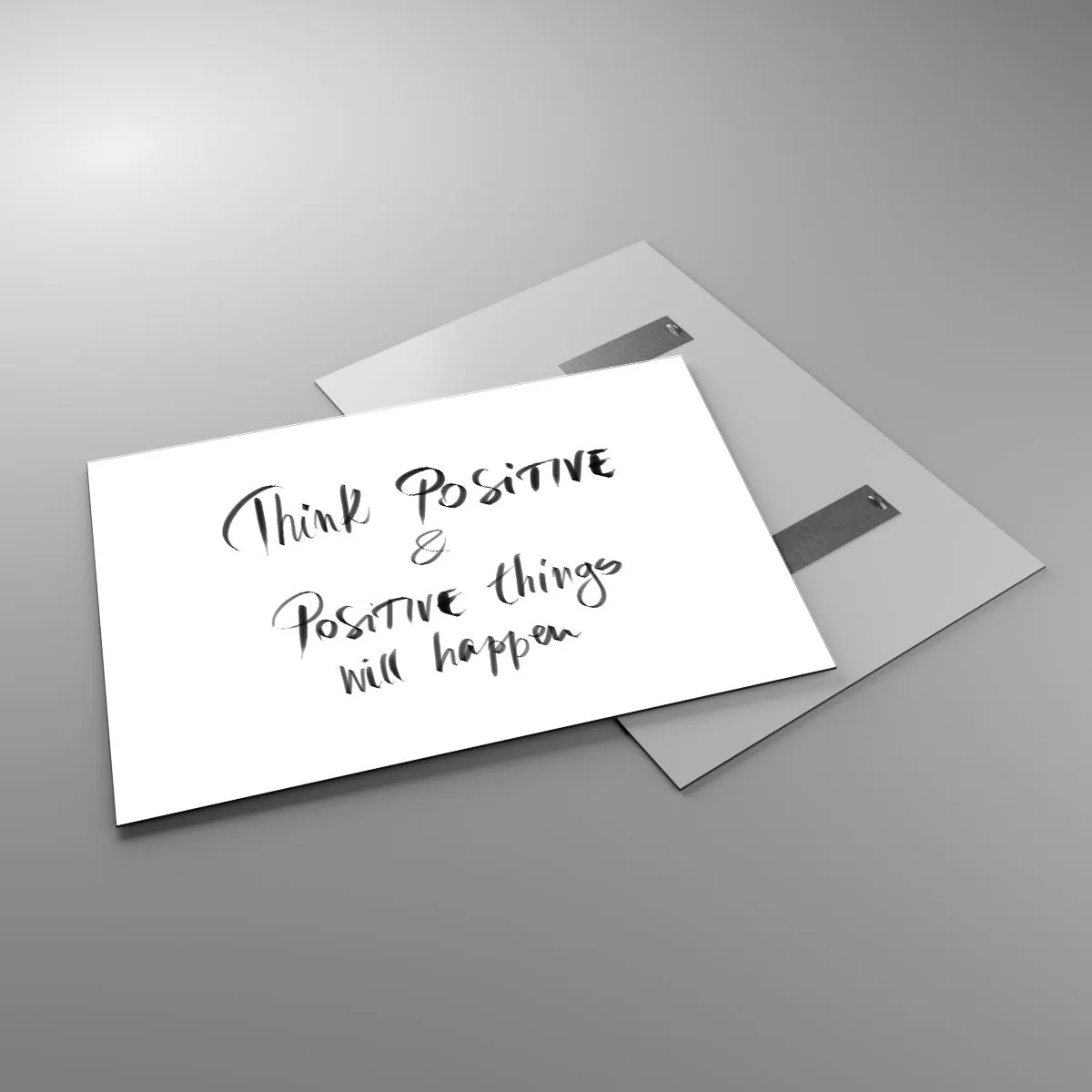 Glasbild - Bild auf glas - Eine motivierende Inschrift im minimalistischen Stil - 100x70cm - Wie soll man leben? - Moderne Wanddekoration für Wohnzimmer und Schlafzimmer ARTTOR