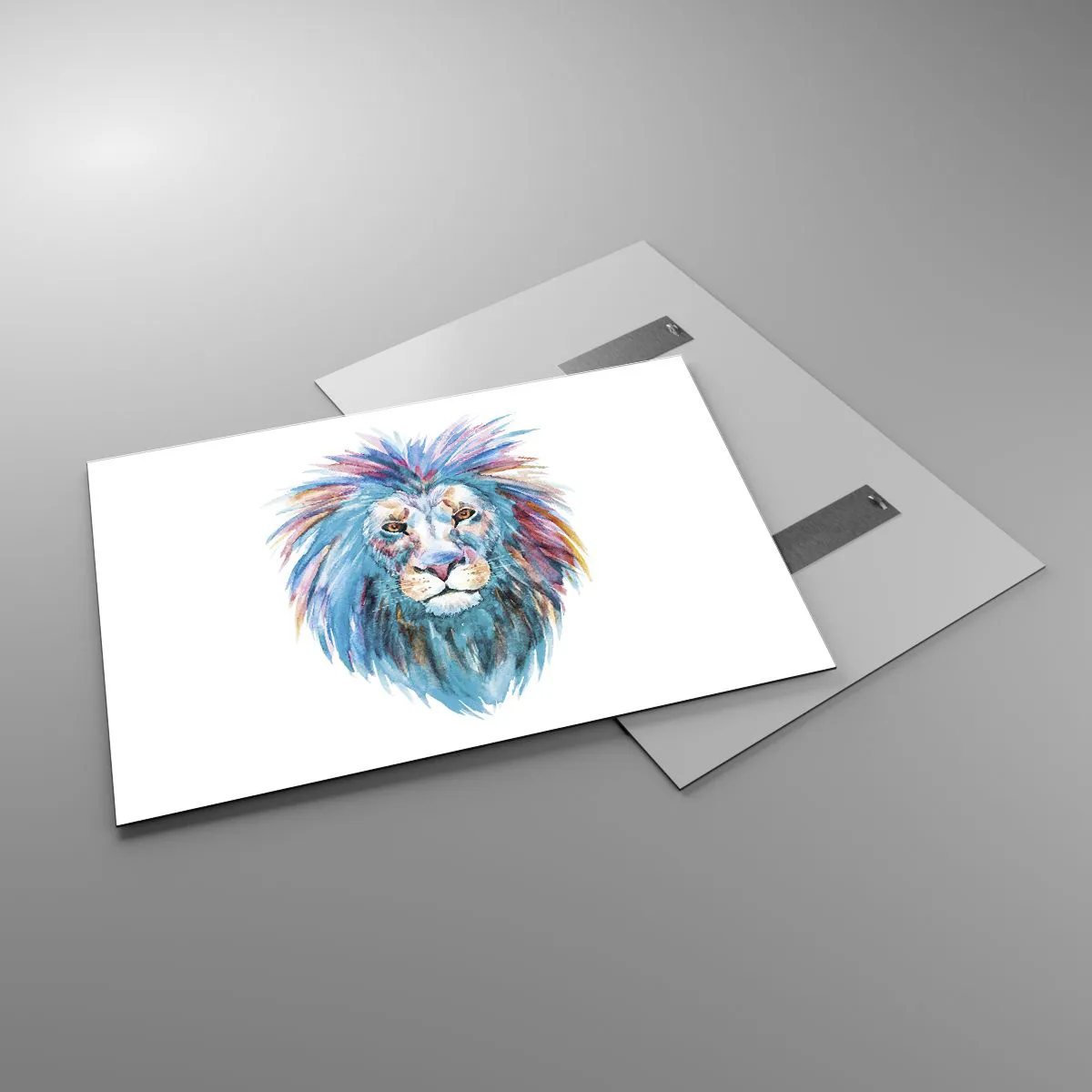 Glass picture - Electrifying Aura - 100x70 cm