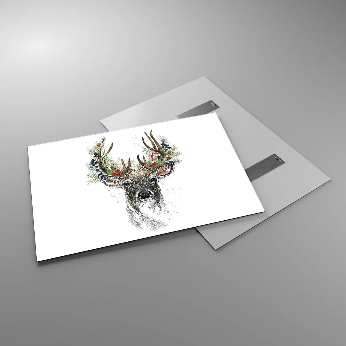 Glastavla - Bild på glas - I högtidskläder - 100x70 cm