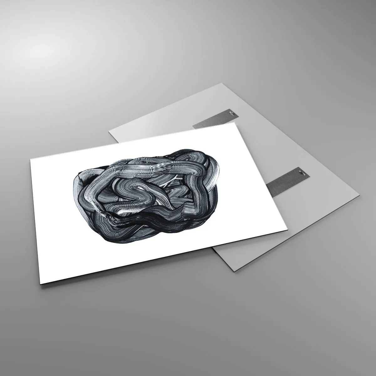 Quadro em vidro - Não é assim tão simples - 100x70 cm