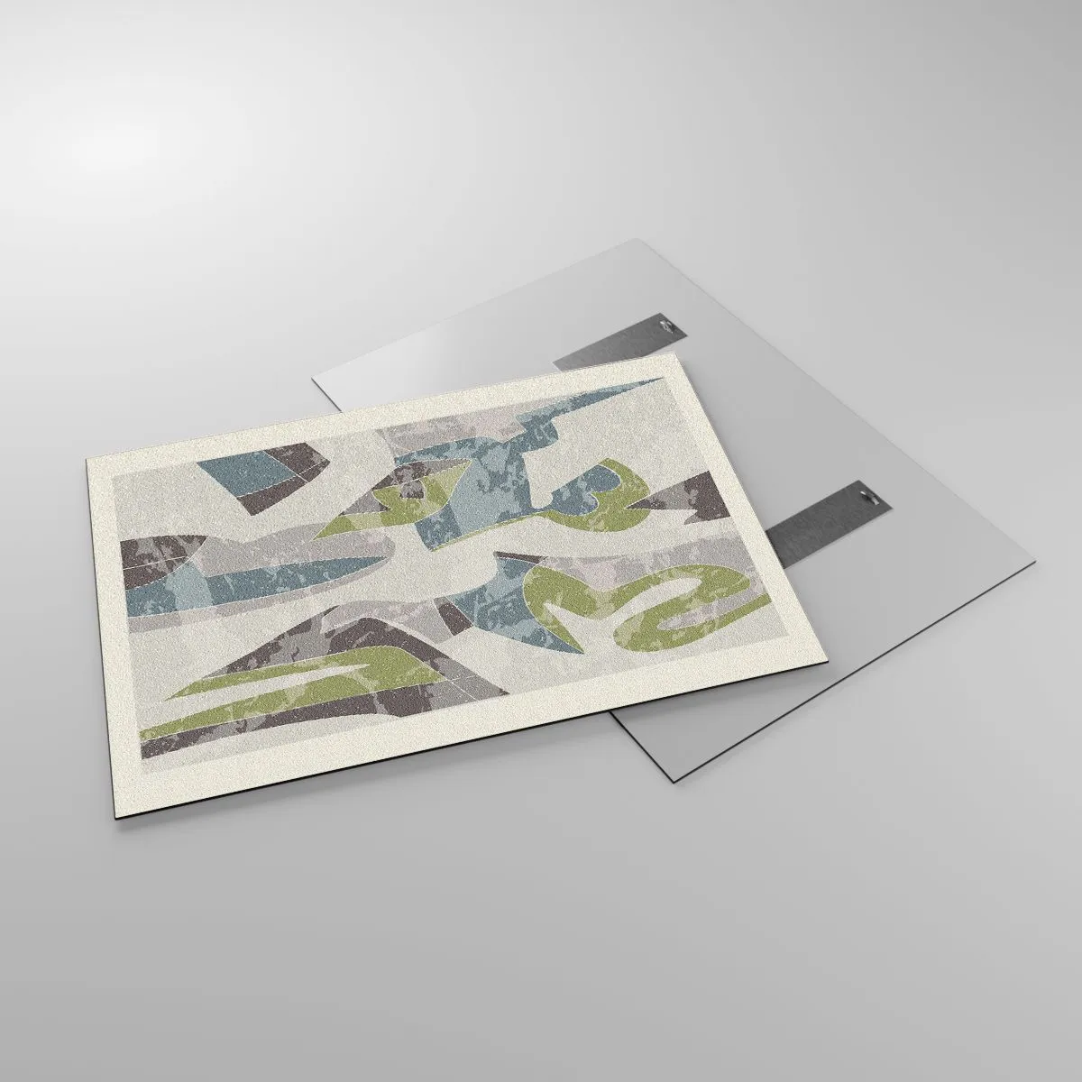 Glass picture - Composition with Window Pane - 100x70 cm