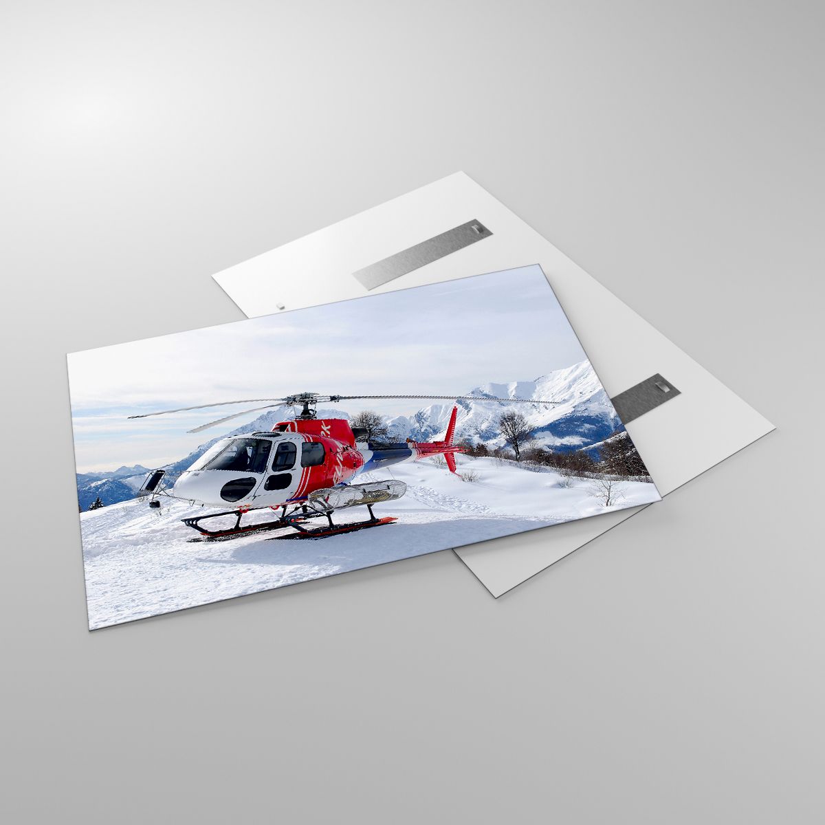 ARTTOR Vidrios Decorativos 150x100cm Cuadro Sobre Vidrio Moderno Helicóptero Océano Isla Paraíso Grande Cuadros Pared Tríptico Decoracion Salon Impresión En Cristal Wall Art Prints GEA150x100-2965